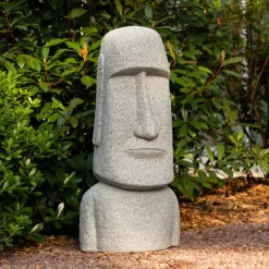 ATMOSPHERA Statue d'exterieur "Moai"