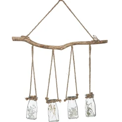 ATMOSPHERA Suspension de 4 fleurs sechées