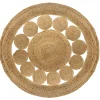 ATMOSPHERA Tapis ajouré en jute Hot