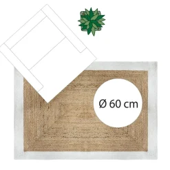 ATMOSPHERA Tapis en jute Hot