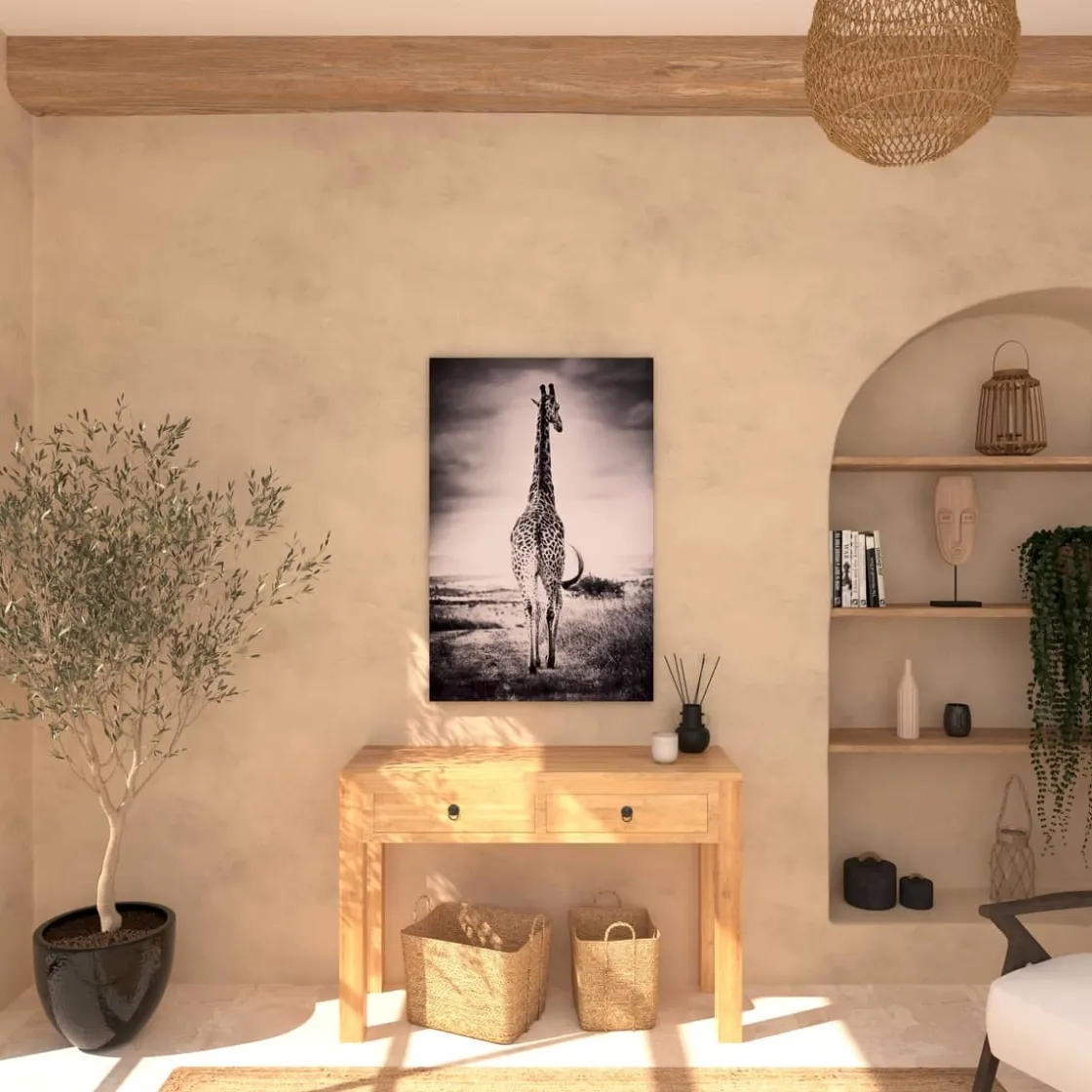 ATMOSPHERA Toile encadrée "Animaux"