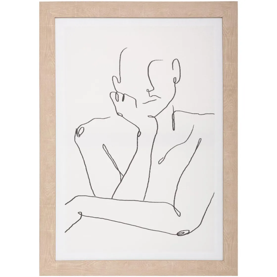 ATMOSPHERA Toile encadrée "Visage" Best