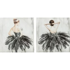 ATMOSPHERA Toile imprimée "Danseuse" New