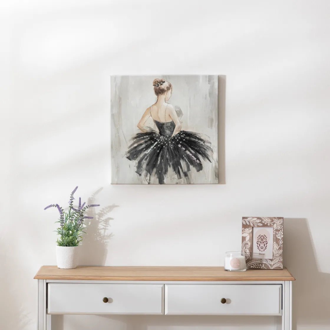 ATMOSPHERA Toile imprimée "Danseuse" New