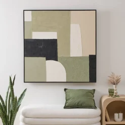 ATMOSPHERA Toile peinte encadrée "Giacomo" Hot