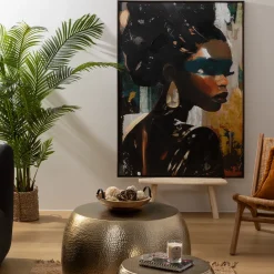 ATMOSPHERA Toile peinte encadrée "Isia" Best