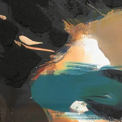 ATMOSPHERA Toile peinte encadrée 