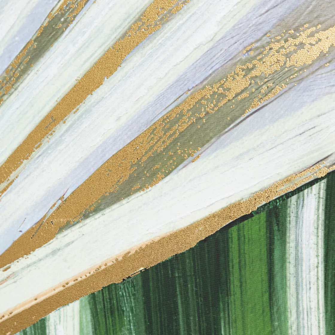 ATMOSPHERA Toile peinte encadrée "Tahina"