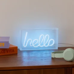ATMOSPHERA Tube néon à poser LED "Hello"