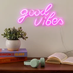 ATMOSPHERA Tube néon mural LED "Good Vibes" Discount