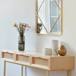 ATMOSPHERA Vase bouteille "Line", verre Sale