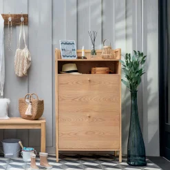 ATMOSPHERA Vase long, verre recyclé Best