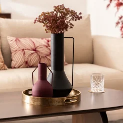 ATMOSPHERA Vase métal "Sylvain" Clearance