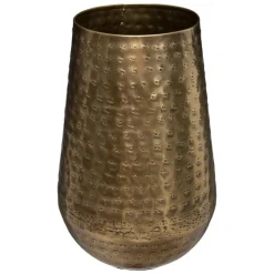 ATMOSPHERA Vase "Oasis", métal martelé Hot