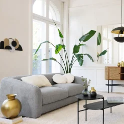 ATMOSPHERA Vase "Oasis", métal martelé Outlet