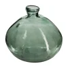 ATMOSPHERA Vase rond verre recyclé Hot